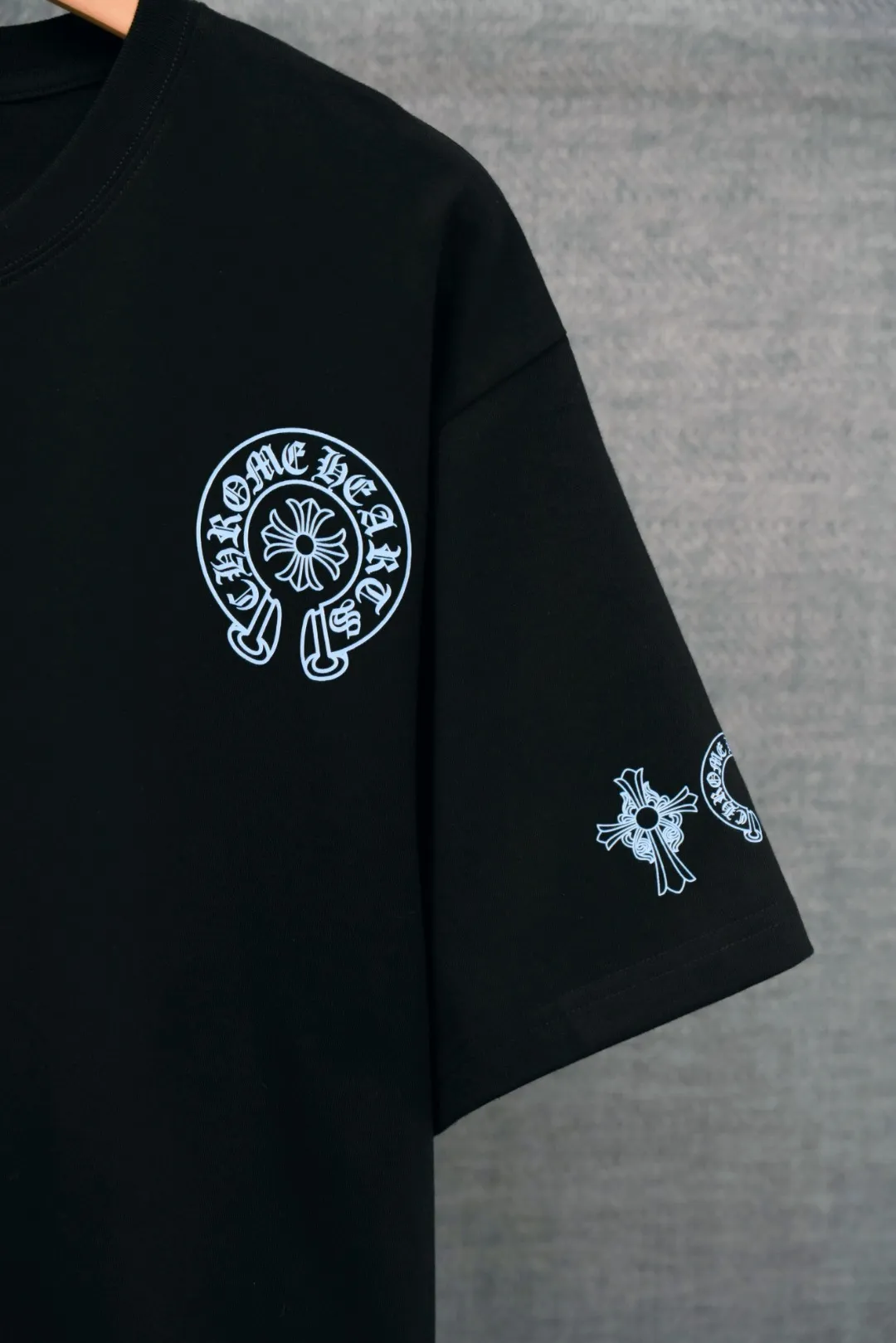 DT 40 60 Chrome Hearts T ， ， Black White S-XL